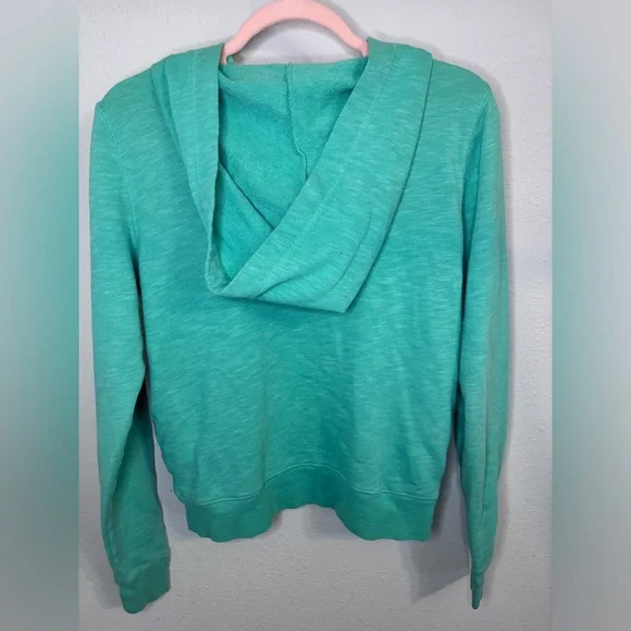 Victoria's Secret Y2K 2000s PINK Hooded Pullover Womens Size XS Green - Picture 3 of 5